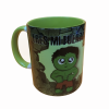 Taza con interior y asa de color