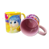 Taza con interior y asa de color